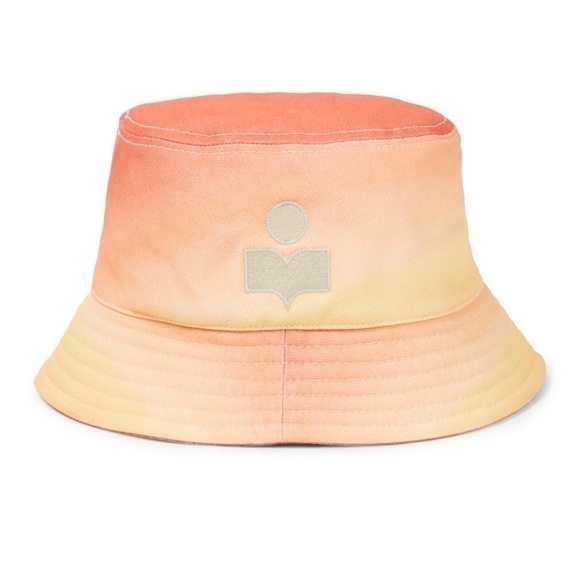 ISABEL MARANT Haley Cloudy Cotton Logo Bucket Hat - Picture 1 of 8
